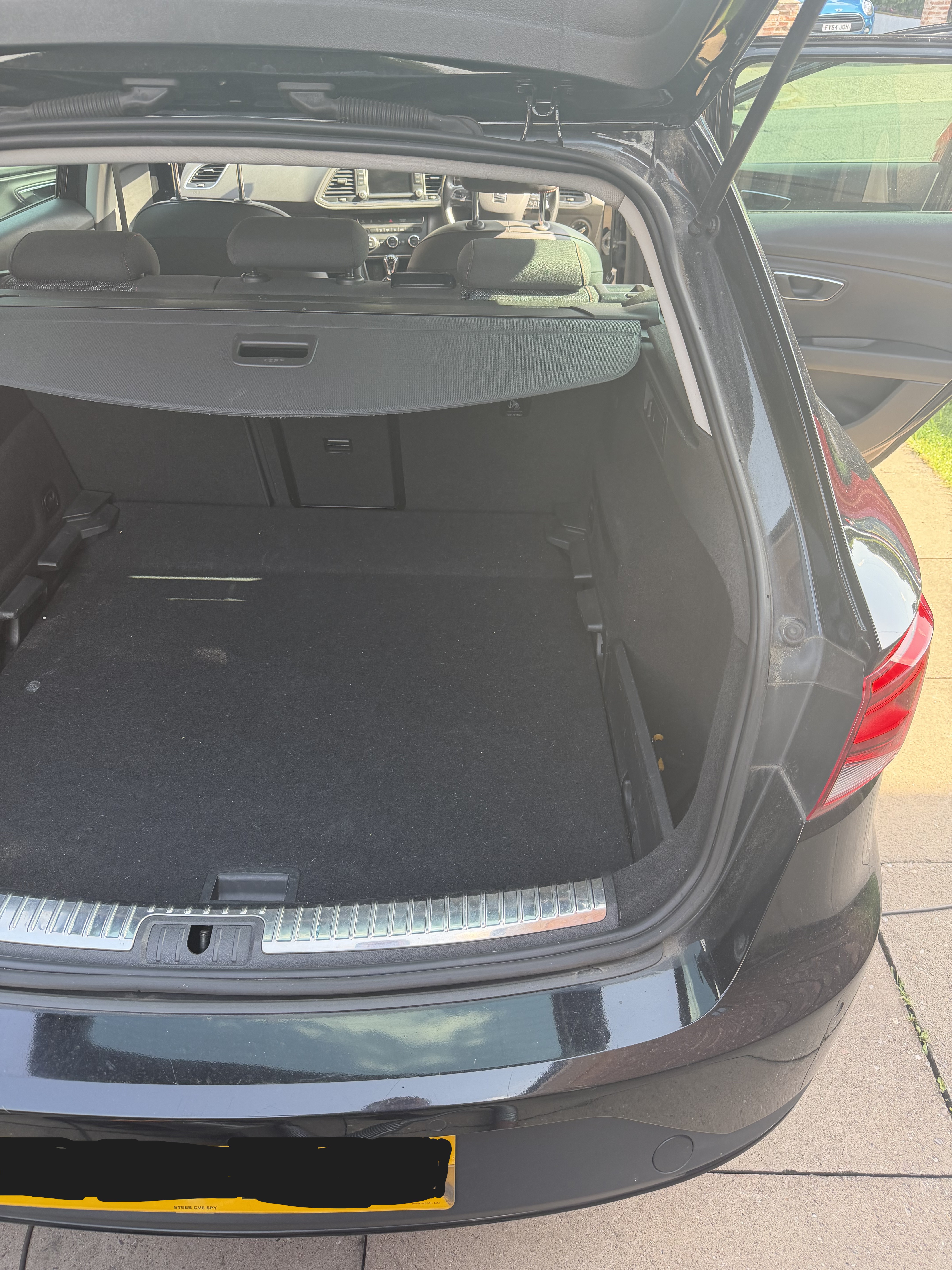 Before interior clean