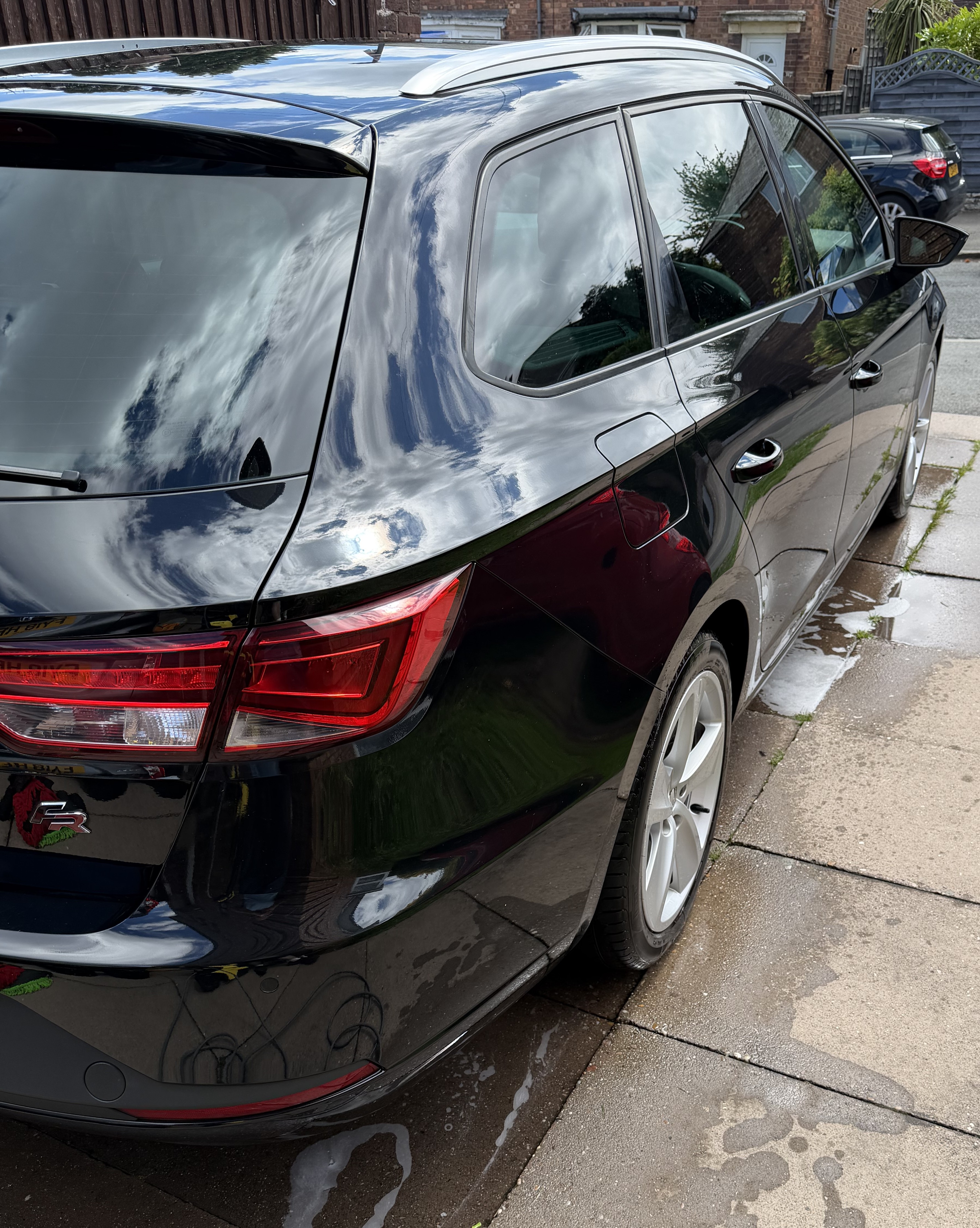 After exterior clean