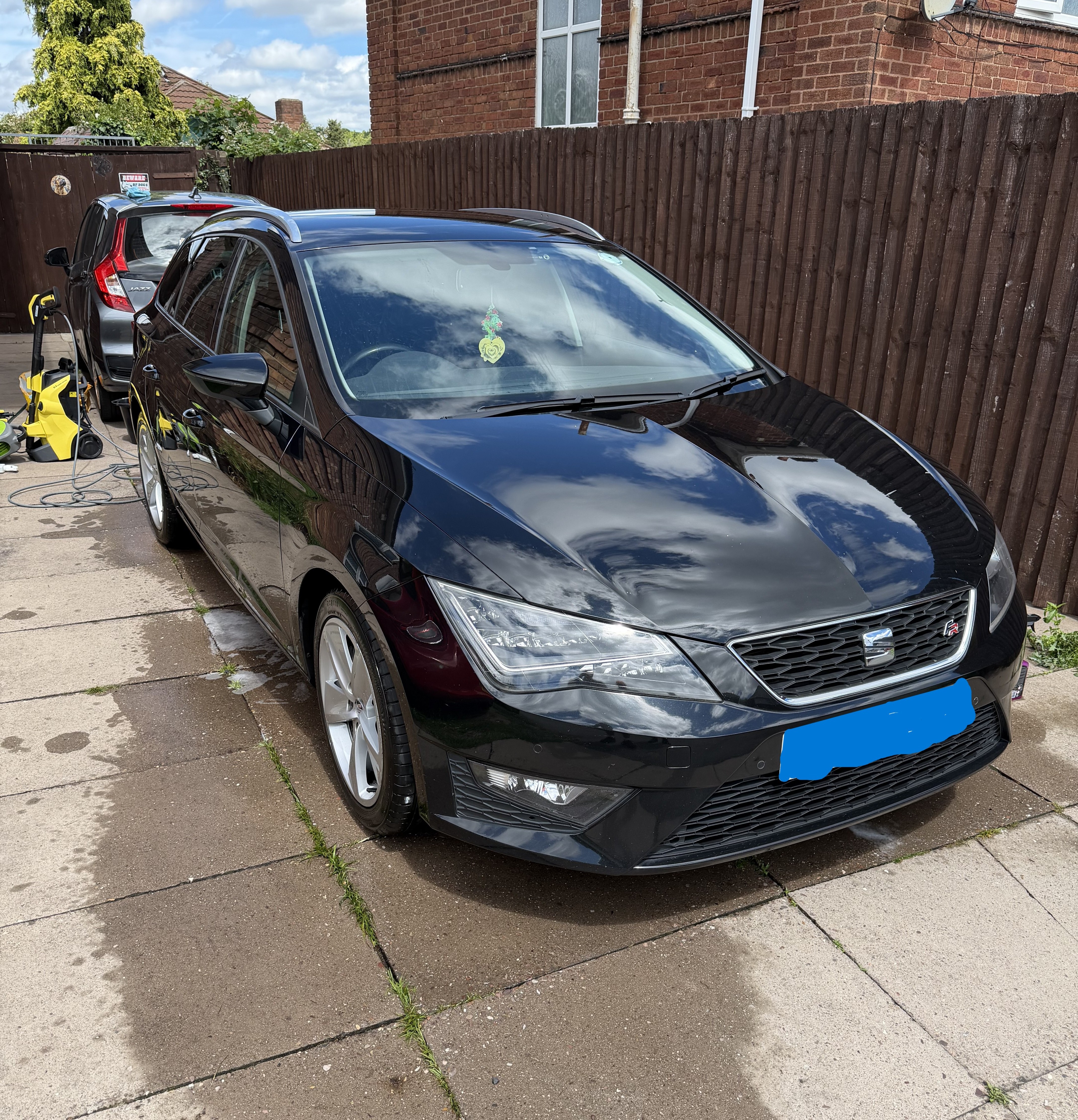 After exterior clean